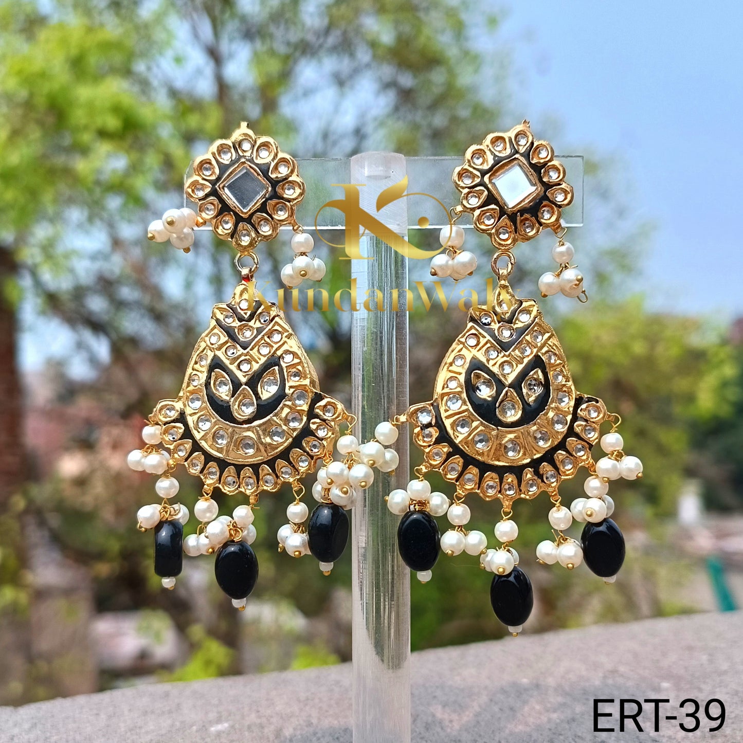 kundan Mena Earrings (ERT-39)