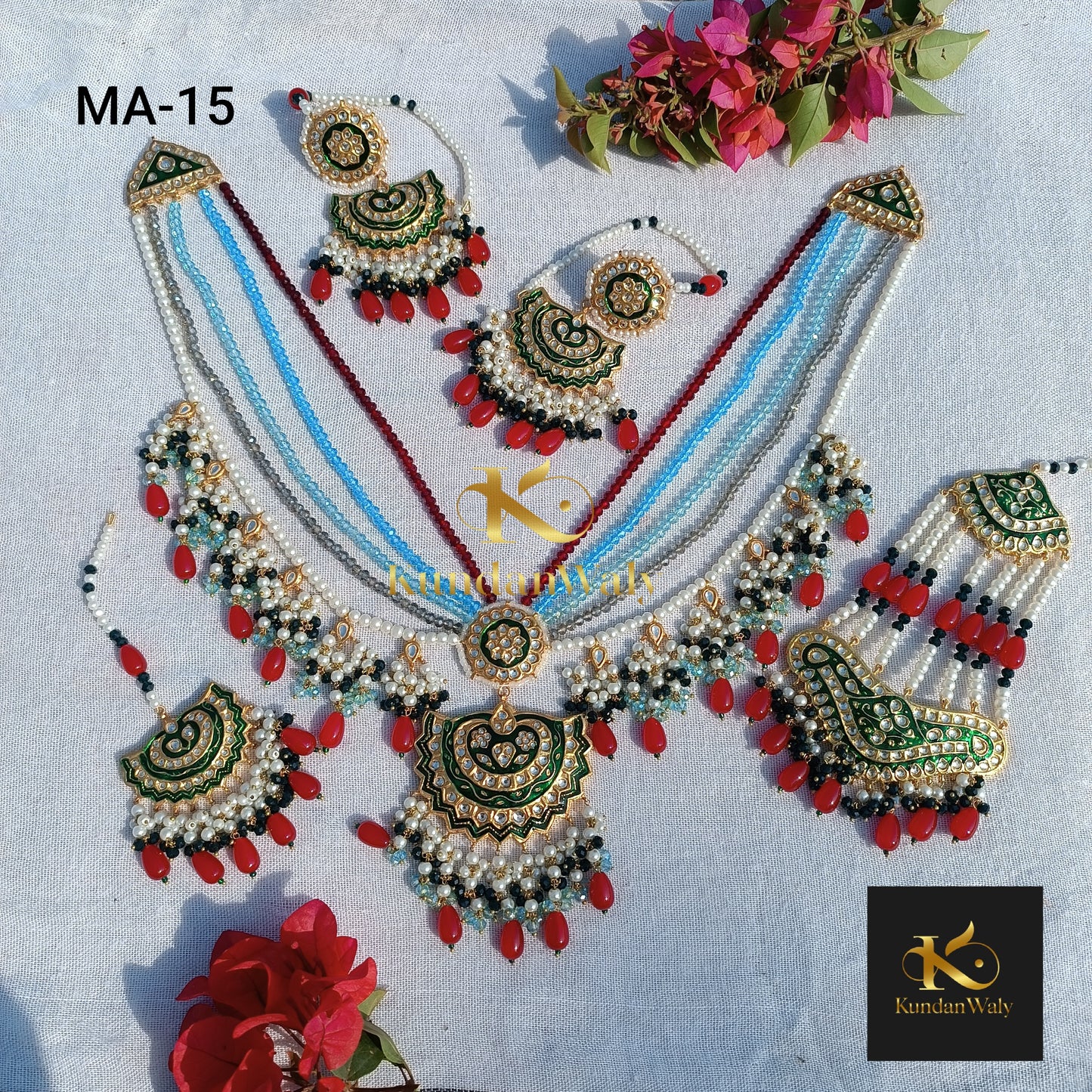 Haar type,NEklace set (MA-15)