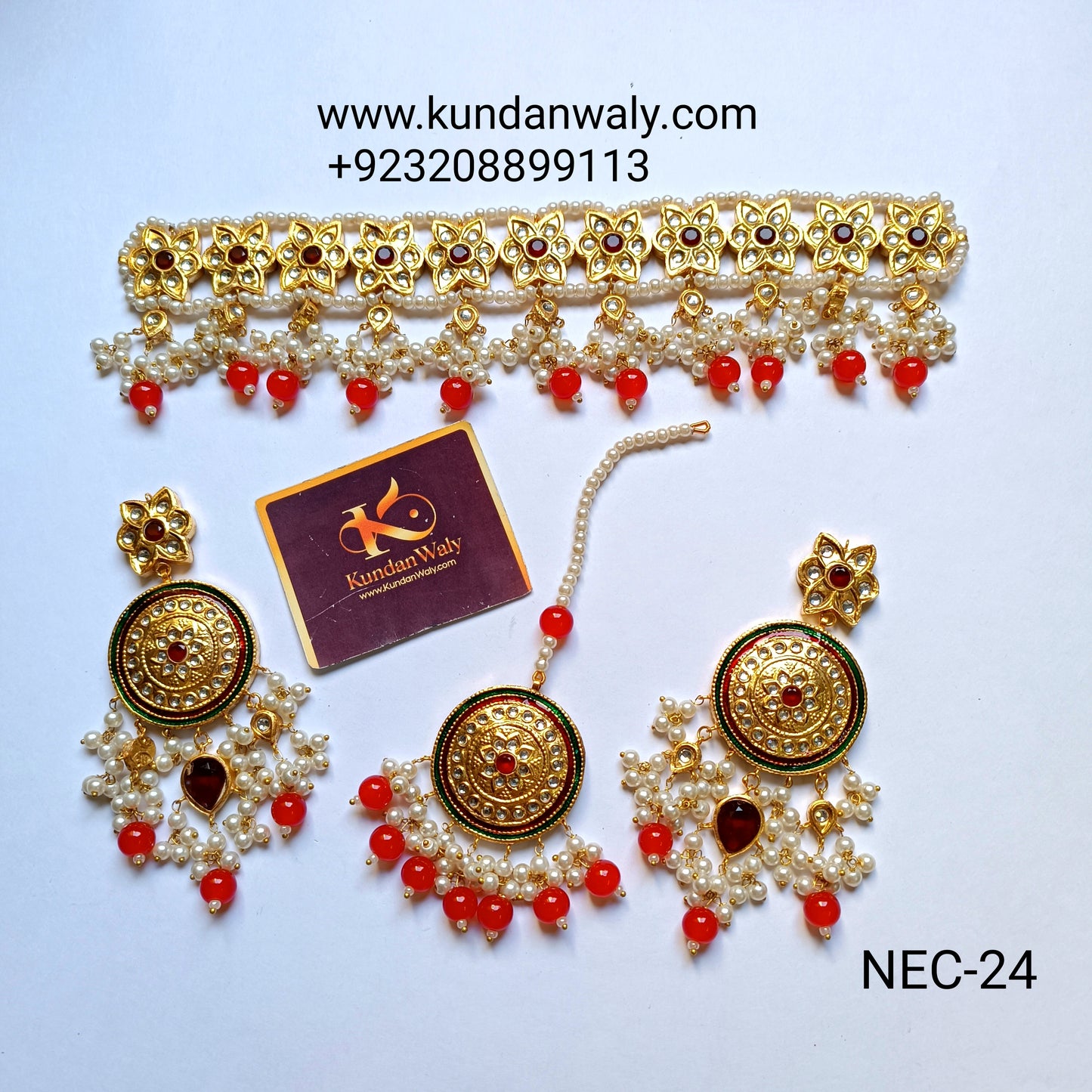 Thappa kundan Necklace (NEC-24)