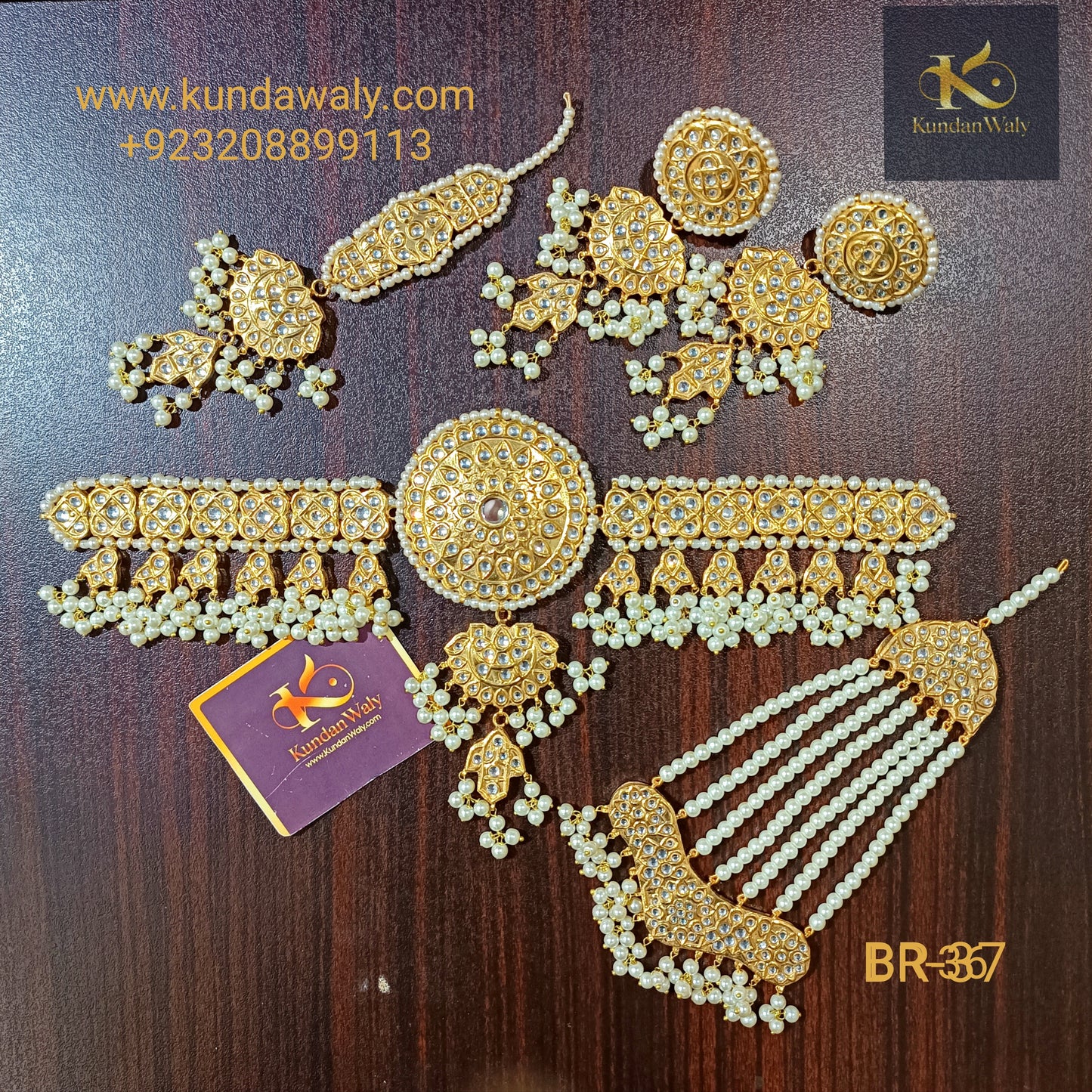 Traditional Thappa Kundan Set (BR-37)