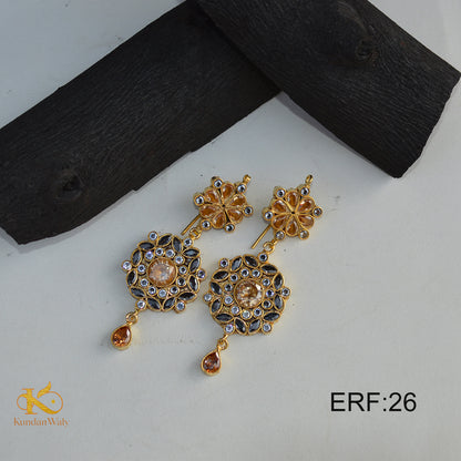 Earrings+Bindiya/Locket (ERF-26)