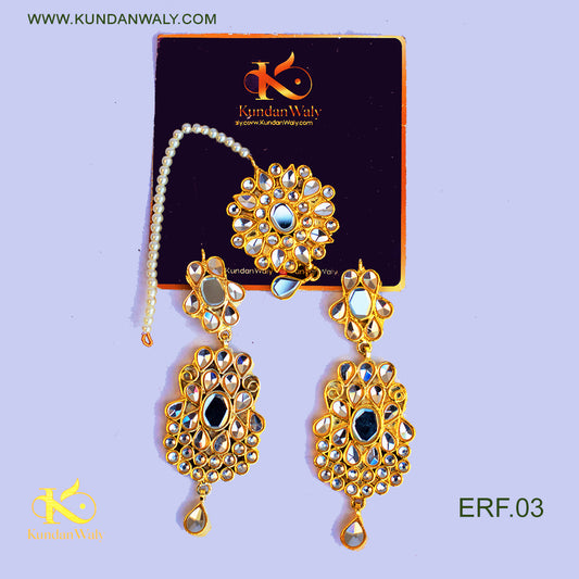 Earrings+Bindiya (ERF-3)