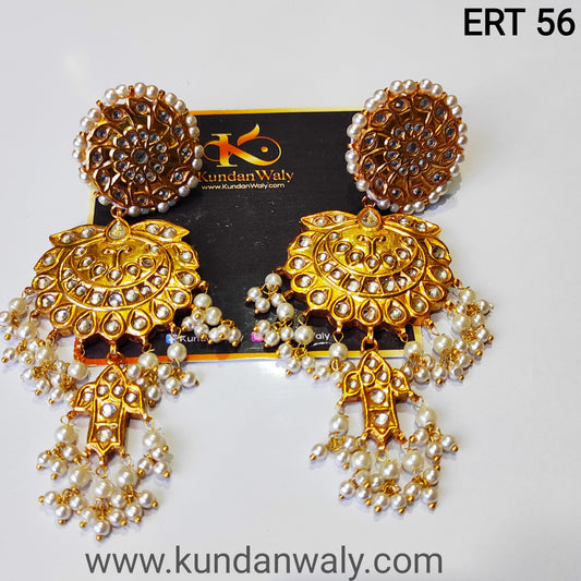 Thappa Kundan Earrings (ERT_56)