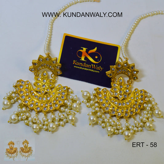 Thappa kundan Earrings (ERT-58)