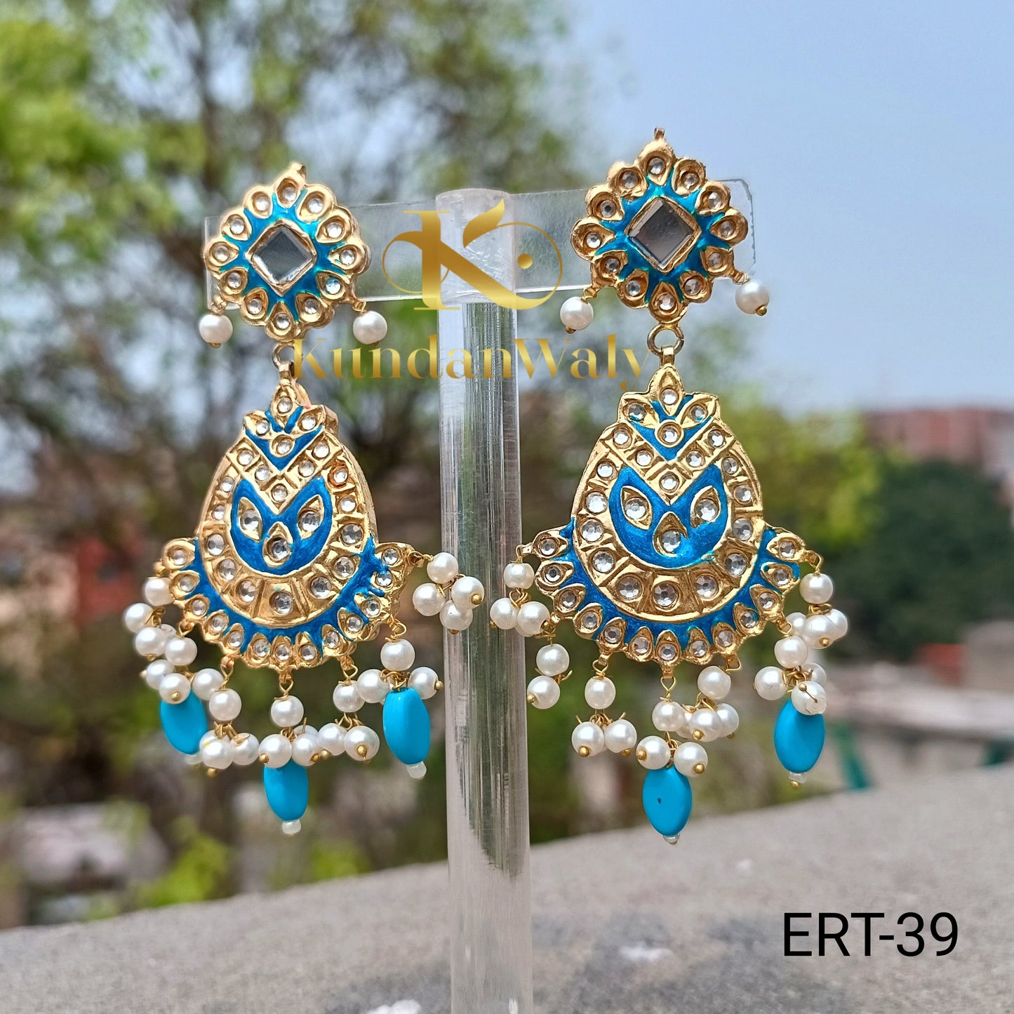 kundan Mena Earrings (ERT-39)