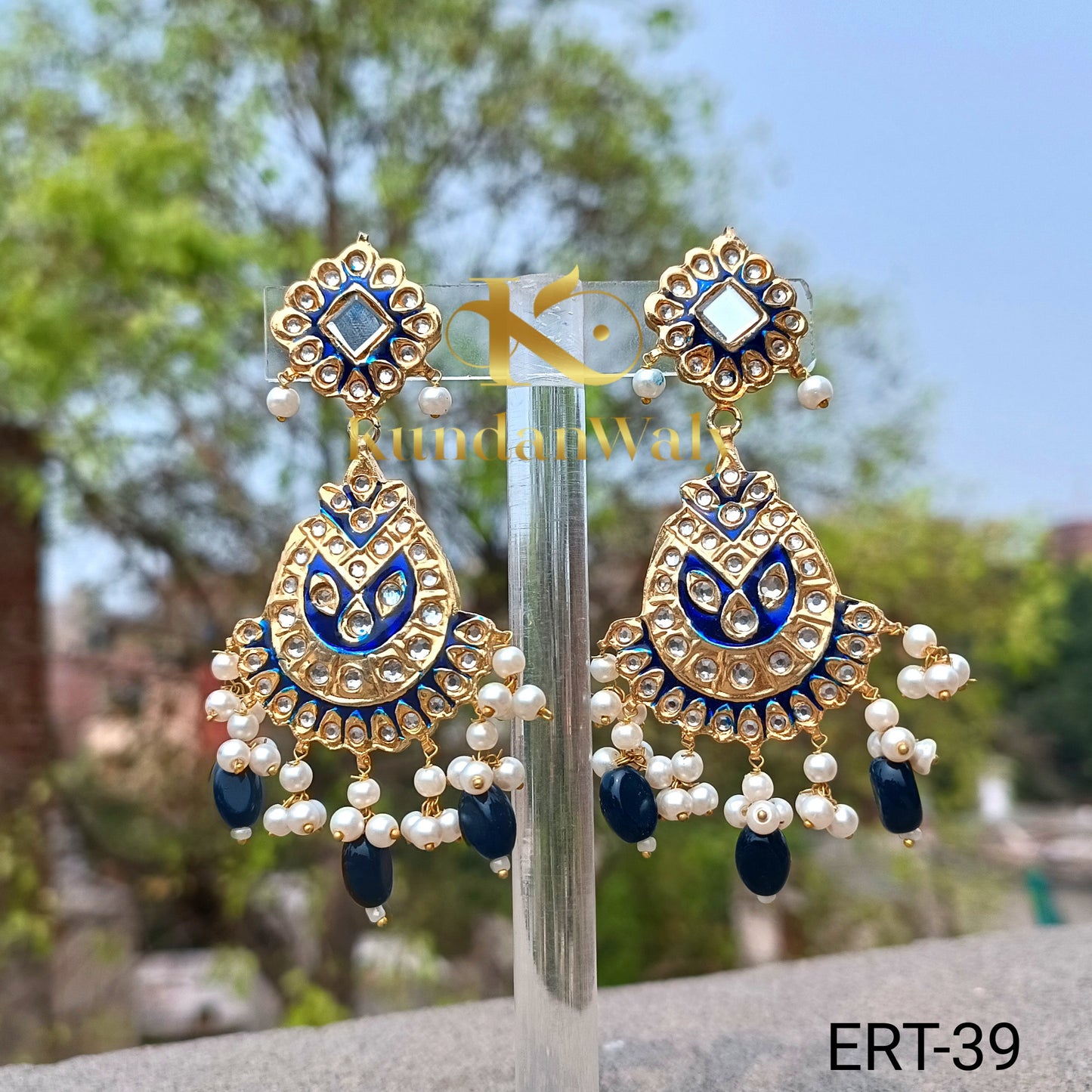 kundan Mena Earrings (ERT-39)