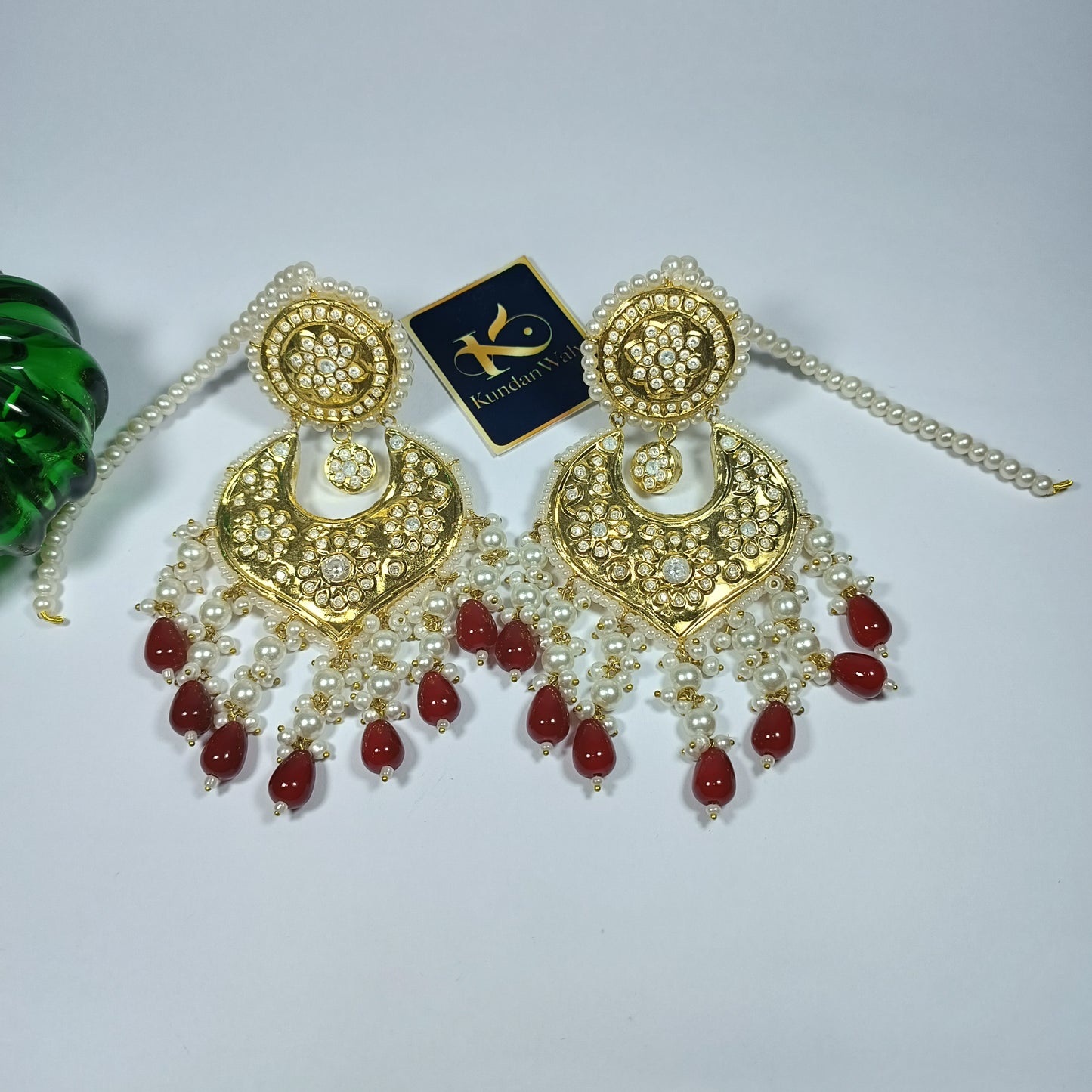 Thappa kundan earrings (ERT-114)