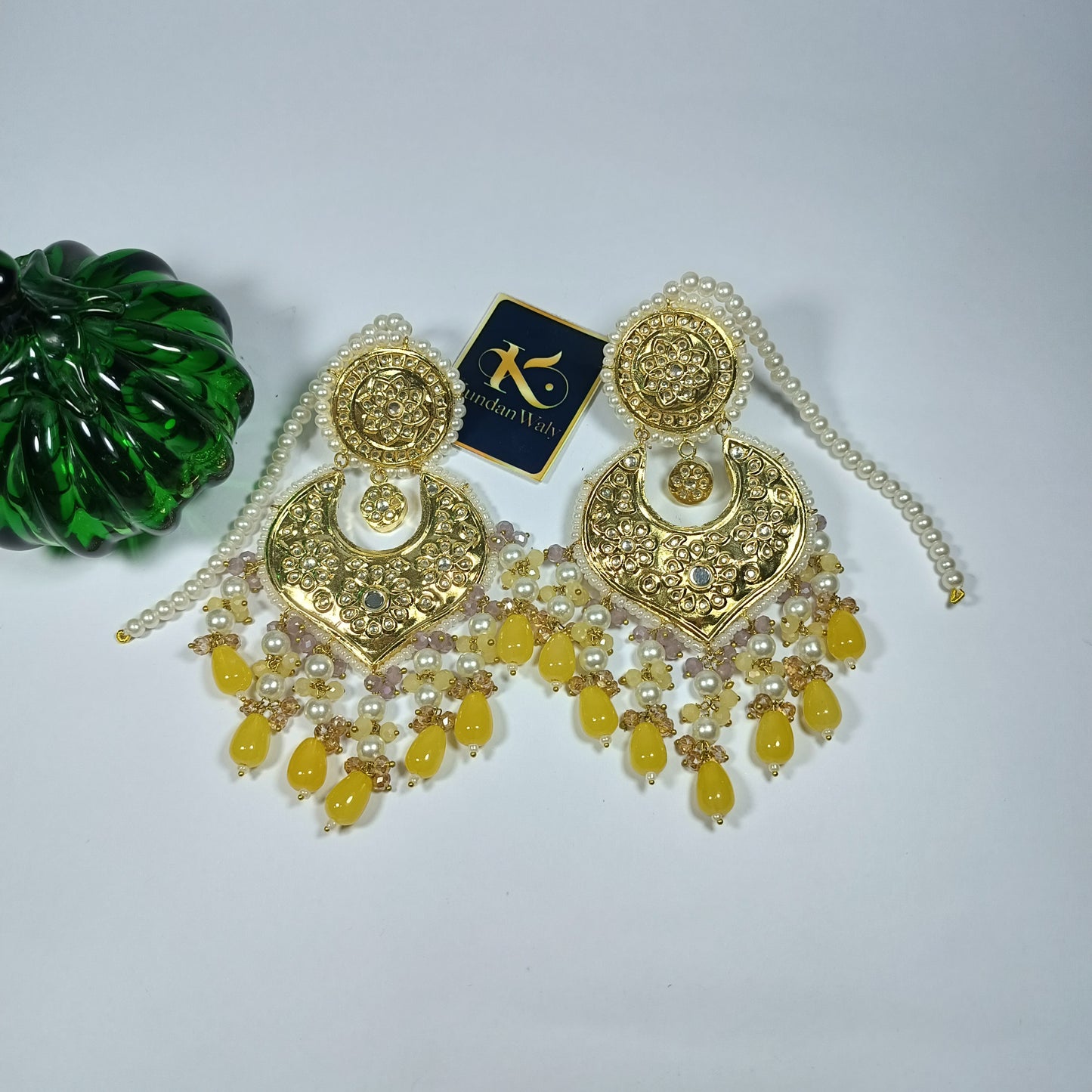 Thappa kundan earrings (ERT-114)