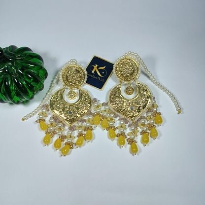 Thappa kundan earrings (ERT-114)