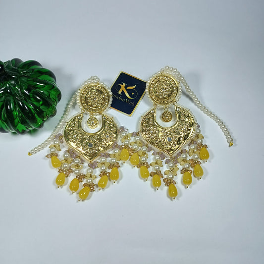 Thappa kundan earrings (ERT-114)