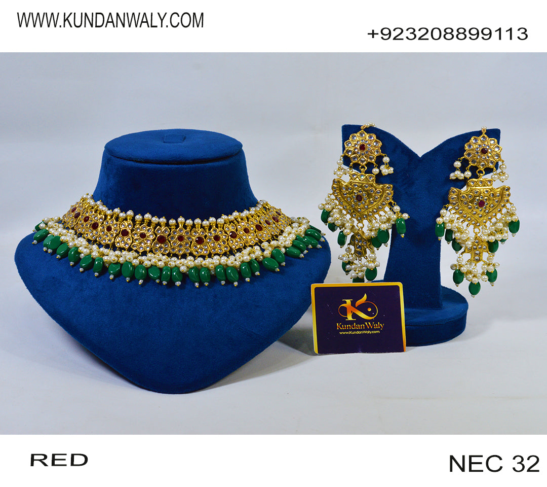 Thappa Kundan Set( NEC-32)