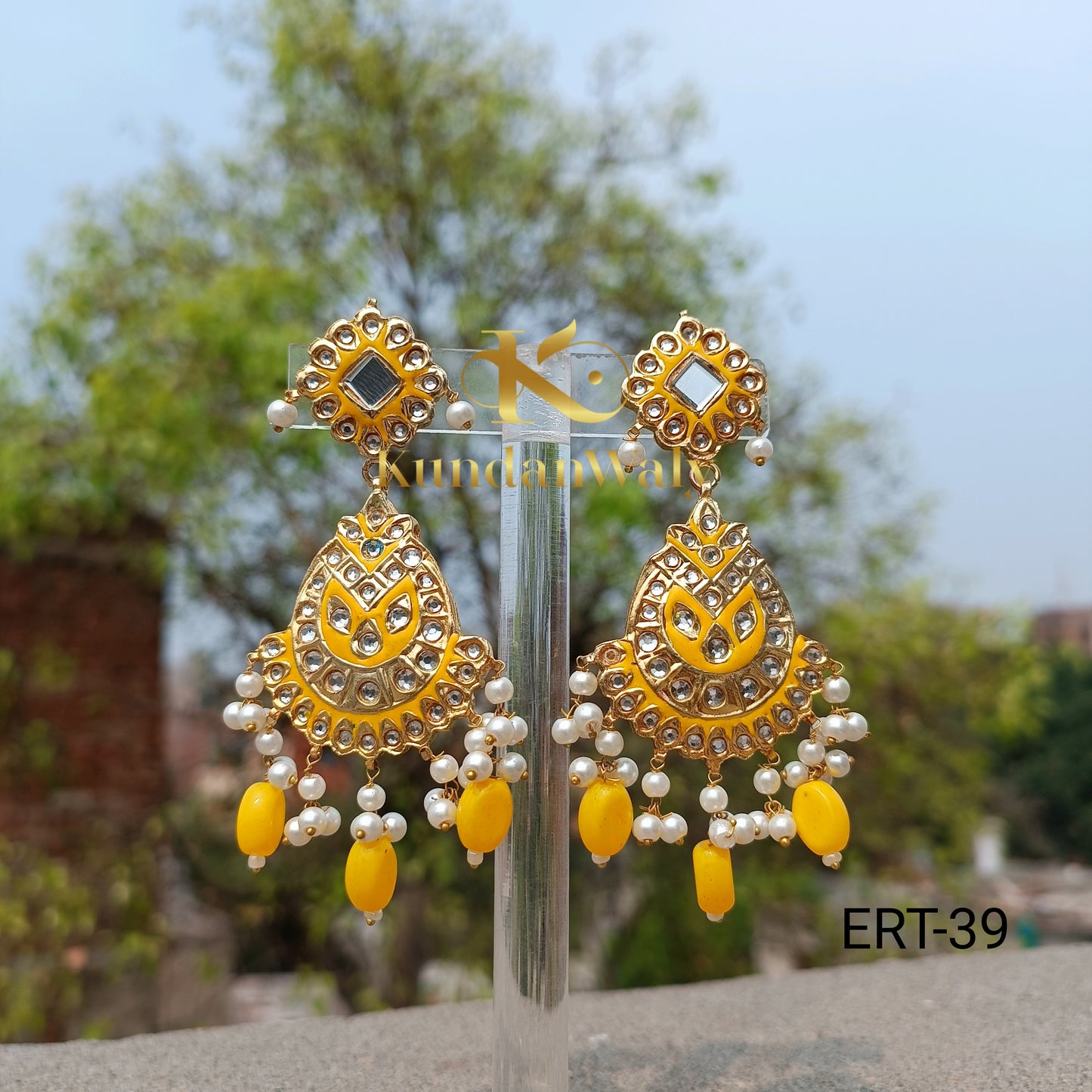 kundan Mena Earrings (ERT-39)